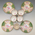 Early 20th Century Minton (England) Cockatoo Green Demitasse Cups & Saucers, 4-piece Set & Cream Jug